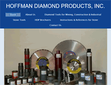 Tablet Screenshot of hoffmandiamond.com